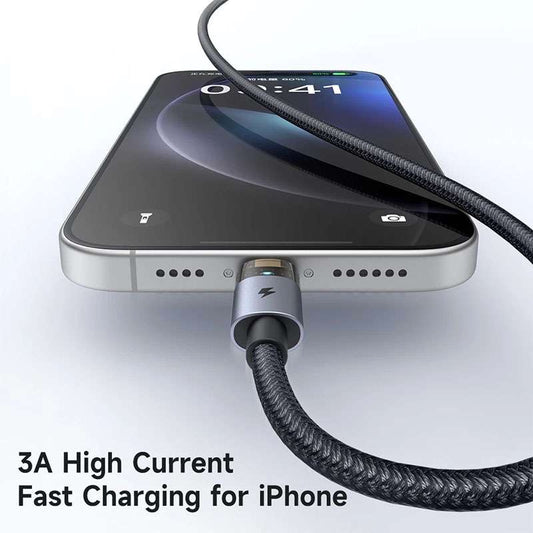 Buy Mcdodo CA-6910 Transparent USB-A to Lightning Cable with LED 1.2m Black from Vmart in Pakistan