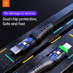 Buy Mcdodo CA-7361 Ai Auto Power Off PD Type-C To Lightning Cable 1.8m Black from Vmart in Pakistan