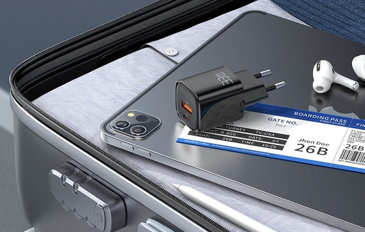 Buy Mcdodo CH-0151 33W PD+QC Dual Port Nano Charger EU Black from Vmart in Pakistan