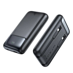 Buy Mcdodo MC-0231 33W 10000mAh Power Bank with Built in Cables Digital Display Black from Vmart in Pakistan