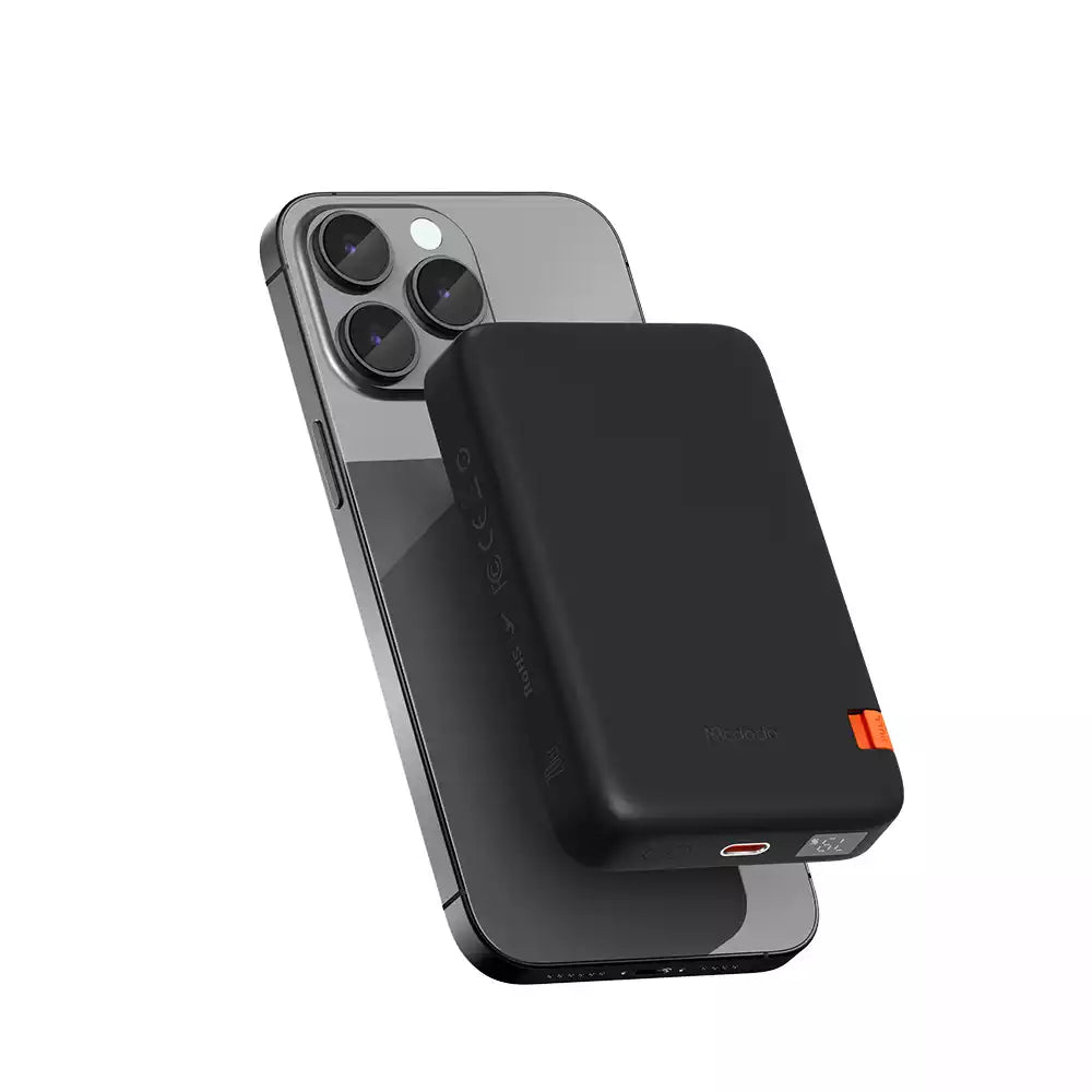 Buy Mcdodo MC-5101 20W Magnetic Wireless Charging 10000mAh Power Bank with Phone Stand Black from Vmart in Pakistan