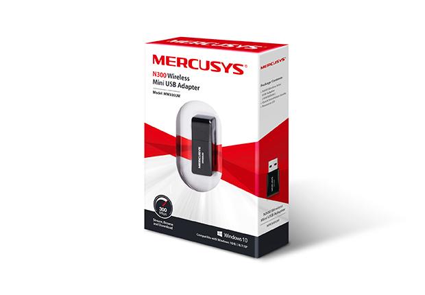 Buy Mercusys MW300UM N300 Wireless Mini USB Adapter from Vmart in Pakistan