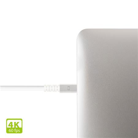 Buy Moshi Mini DisplayPort To DisplayPort Cable 5ft (1.5m) - White from Vmart in Pakistan