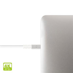 Buy Moshi Mini DisplayPort To DisplayPort Cable 5ft (1.5m) - White from Vmart in Pakistan