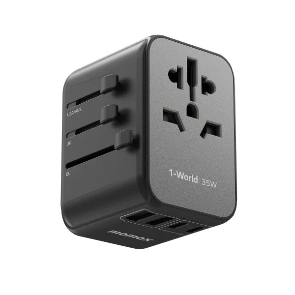 Buy Momax UA9D 1-World 35W 5-Ports Travel Charger from Vmart in Pakistan