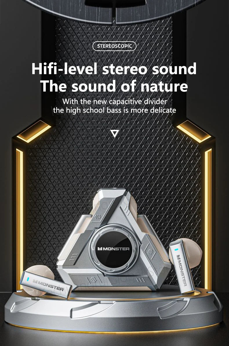 Buy Monster Airmars XKT22 TWS Gaming Earbuds Silver from Vmart in Pakistan