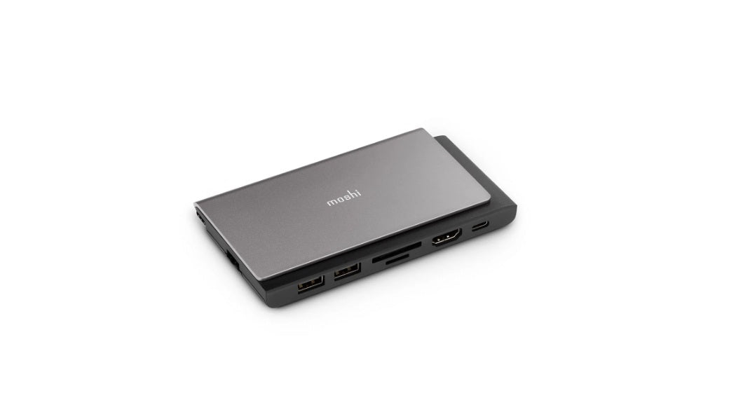 Buy Moshi Symbus Mini 7 in 1 portable USB C hub Titanium Gray from Vmart in Pakistan