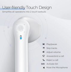 Buy Mpow MX3 Upgraded Bluetooth Earbuds in Ear from Vmart in Pakistan