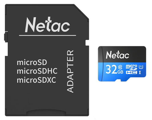 Buy Netac P500 600x 90MB/s C10 Micro Card 32GB With Adaptor from Vmart in Pakistan