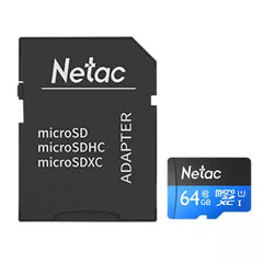 Buy Netac P500 600x 90MB/s C10 Micro Card 64GB With Adaptor from Vmart in Pakistan