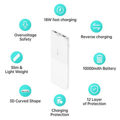 Buy OPPO 10000mAh 18W Power Bank White from Vmart in Pakistan