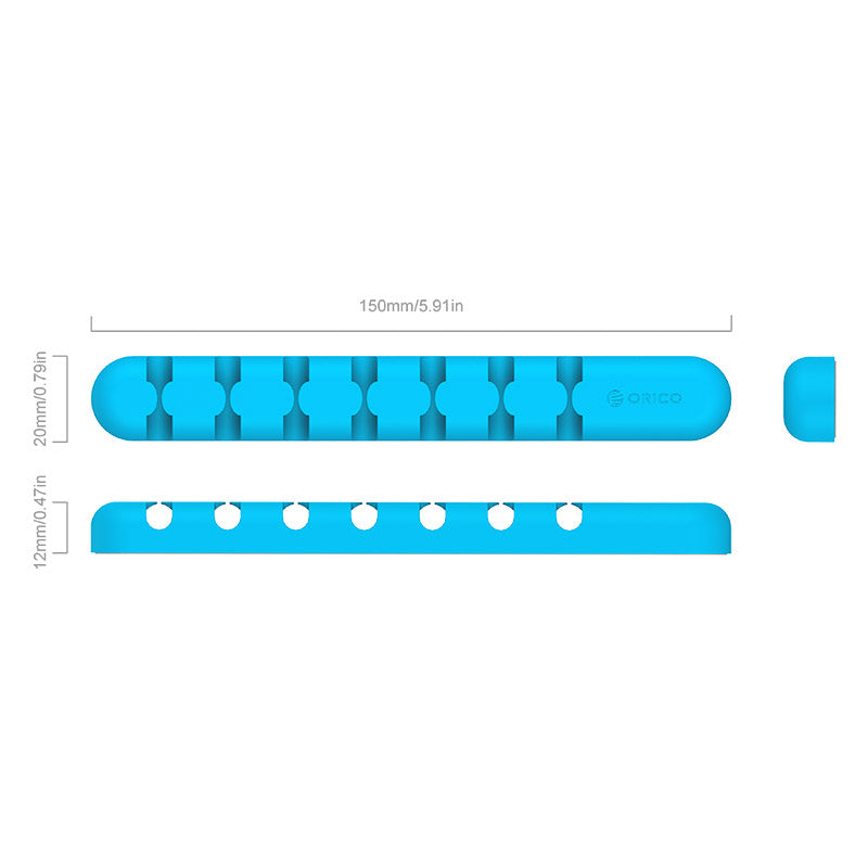 Buy ORICO CBS7-BL Desktop Cable Manager - Blue from Vmart in Pakistan