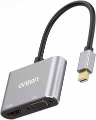 Buy Onten 5131B Mini DP To HDMI VGA Adapter from Vmart in Pakistan