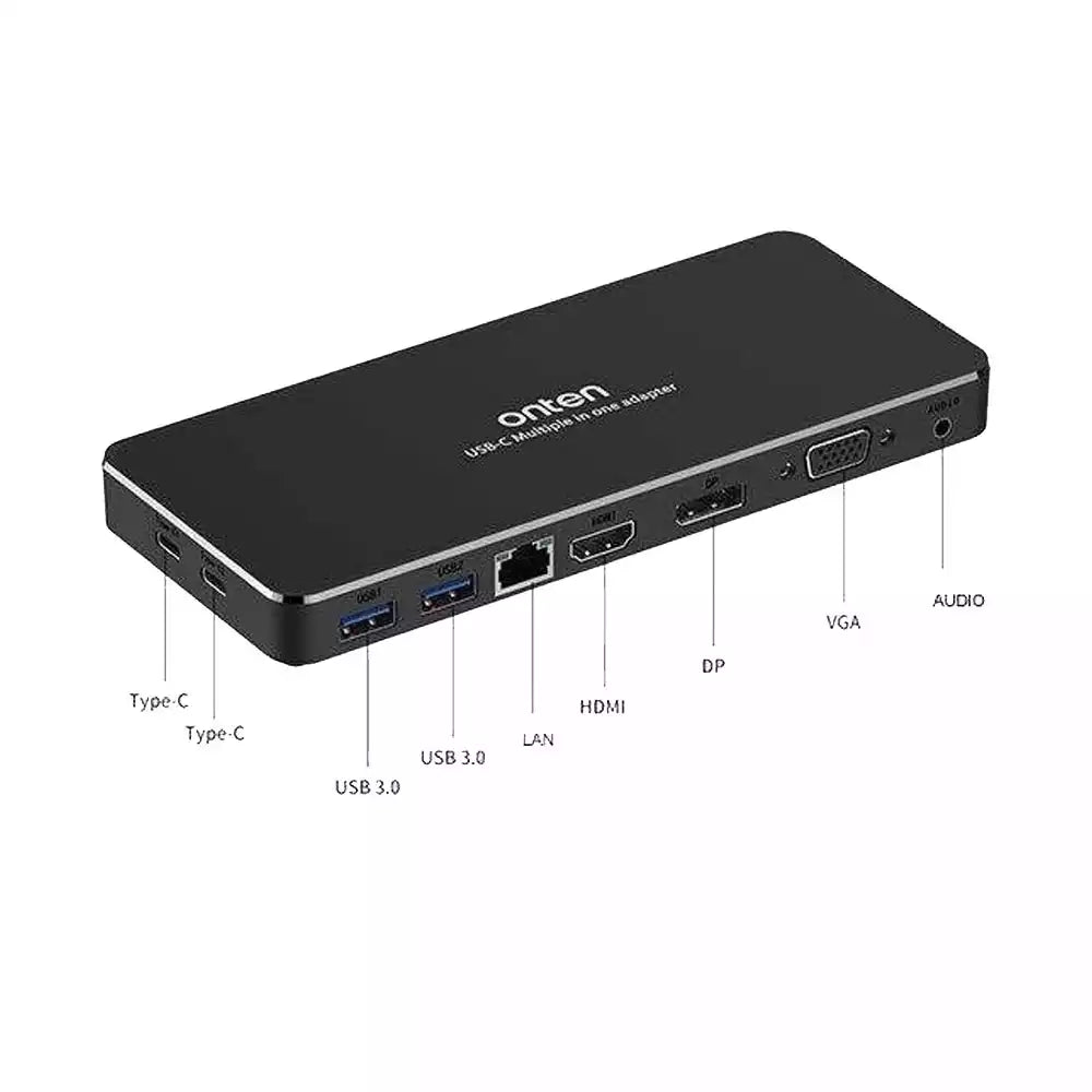 Buy Onten 9188S 9-IN-1 USB-C Multi-Function Docking Station PD Charge from Vmart in Pakistan