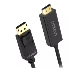 Buy Onten DP303 DisplayPort Male to HDMI Male 4K Cable 1.8m from Vmart in Pakistan
