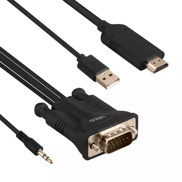 Buy Onten OTN-5152 VGA to HDMI Adapter with Audio from Vmart in Pakistan