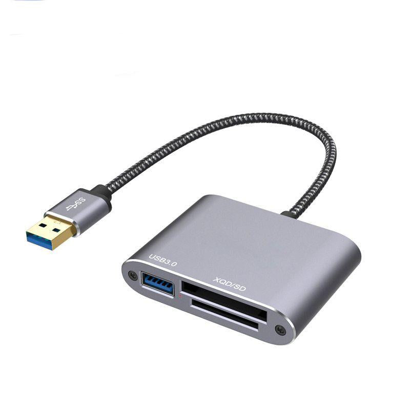 Buy Onten OTN-5512 3 IN 1 USB To XQD/SD Card Reader with USB 3.0 Port from Vmart in Pakistan