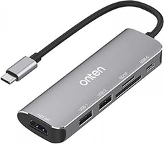 Buy Onten OTN-95116 5 in 1 Type-C Multi Function Dock Station from Vmart in Pakistan