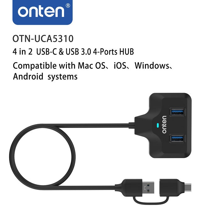 Buy Onten UCA5310 USB 3.1 Gen1 5G Hub from Vmart in Pakistan