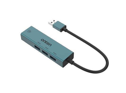 Buy Onten 5220 USB3.0 to 3-Ports USB 3.0 Hub with Gigabit Ethernet Adapter from Vmart in Pakistan