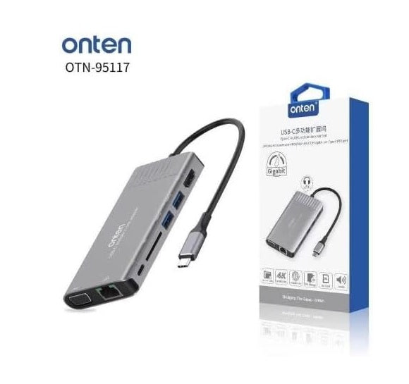 Buy Onten 95117 Type-C Multi Function Dock Station Vmart in Pakistan