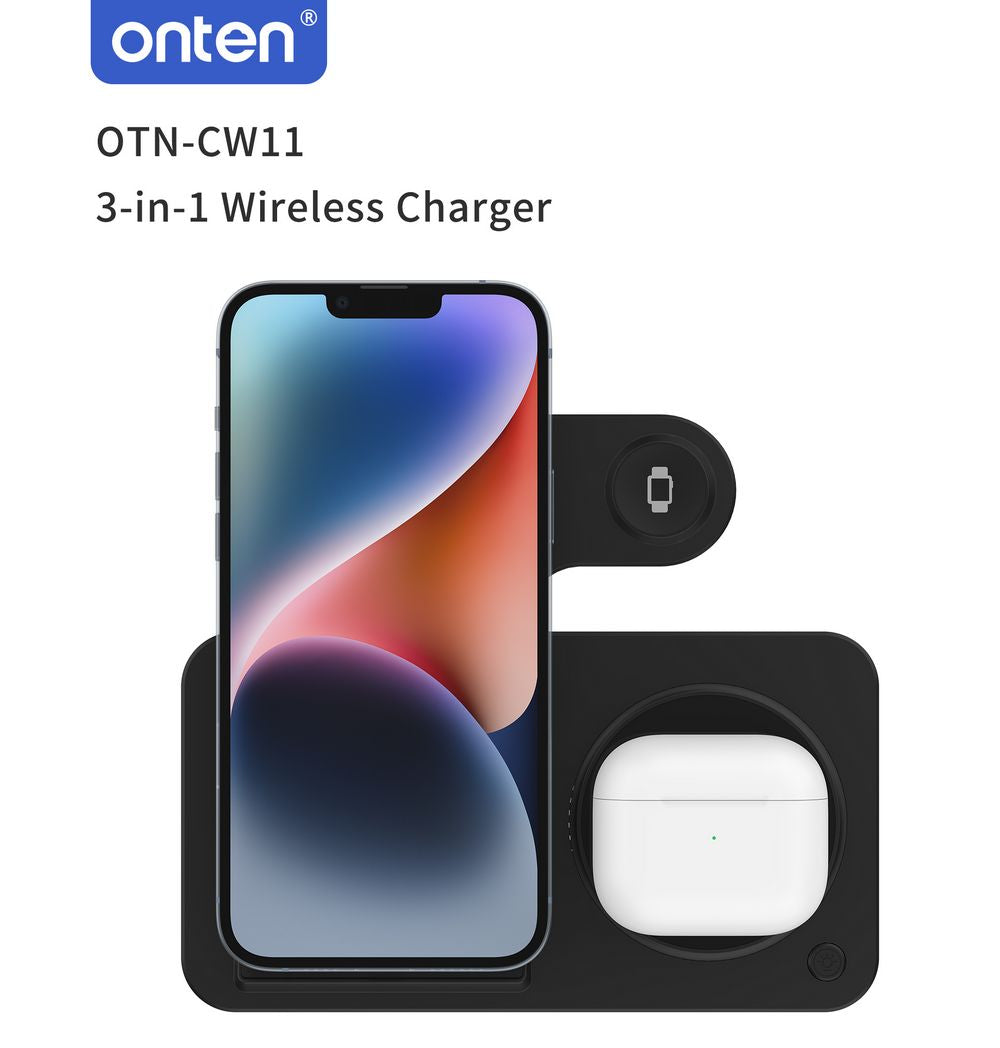 Buy Onten CW11 3 in 1 Wireless Charger from Vmart in Pakistan