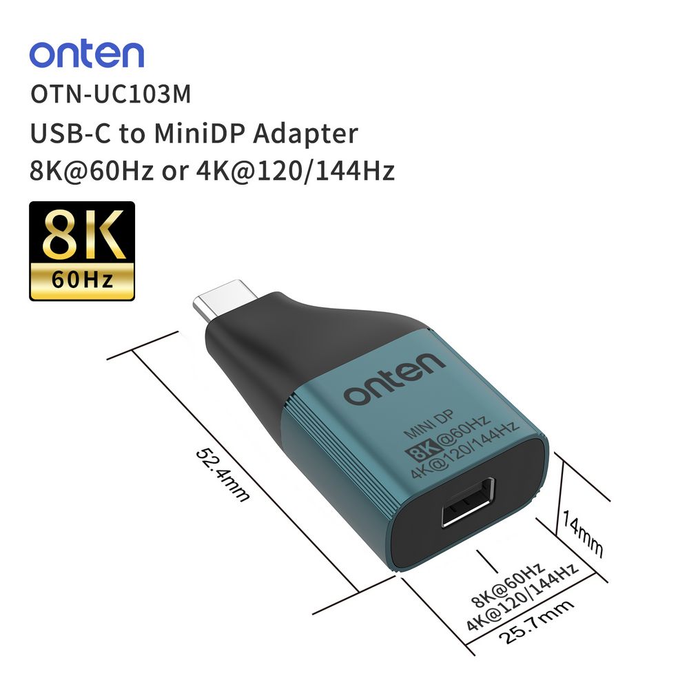 Buy Onten UC103M USB-C to Mini DP Adapter from Vmart in Pakistan