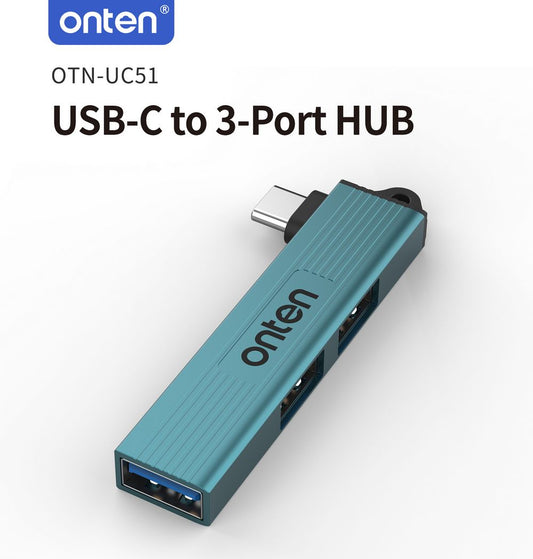 Buy Onten UC51 USB-C to 3 USB-A Ports Hub from Vmart in Pakistan