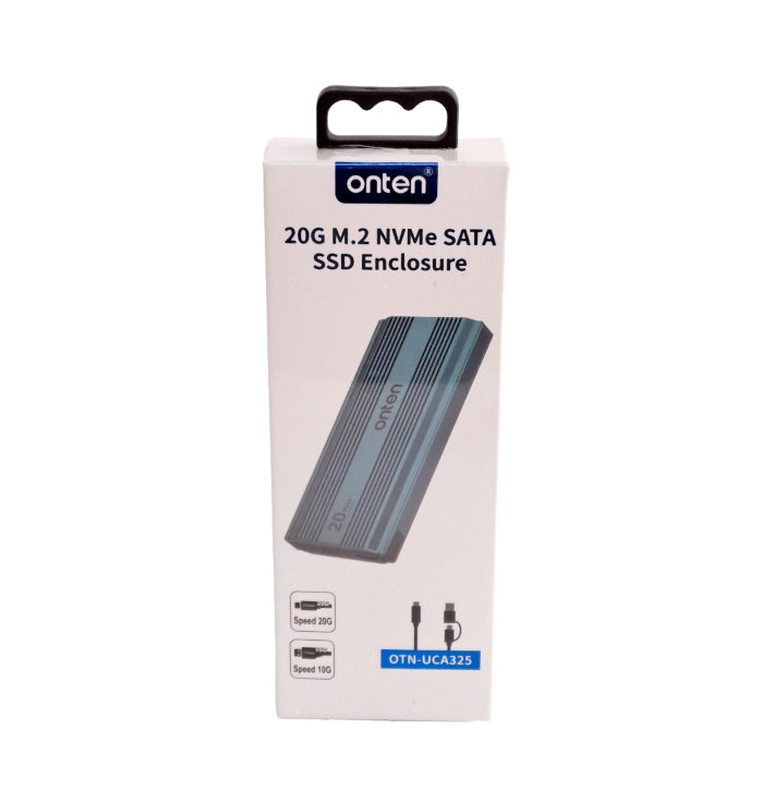 Buy Onten UCA325 M.2 (20Gbps) NVMe/NGFF SSD Enclosure from Vmart in Pakistan