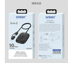 Buy Onten UCA610 USB 3.1 Gen1 10G Hub from Vmart in Pakistan