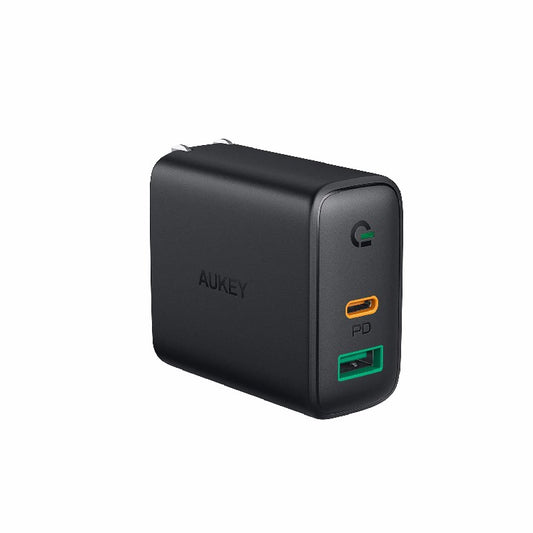 Buy Aukey Dual-Port 30W PD Wall Charger with Dynamic Detect from Vmart in Pakistan