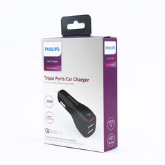 Buy Philips Triple Port Car Charger from Vmart in Pakistan