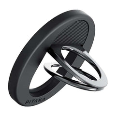 Pitaka MagEZ Grip 3 Thinnest MagSafe Aramid Fiber Phones Ring Stand