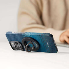 Pitaka MagEZ Grip 3 Thinnest MagSafe Aramid Fiber Phones Ring Stand