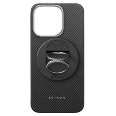 Buy Pitaka Ultra Slim Case with MagSafe Grip3 for iPhone 16 Pro Black/Grey from Vmart in Pakistan