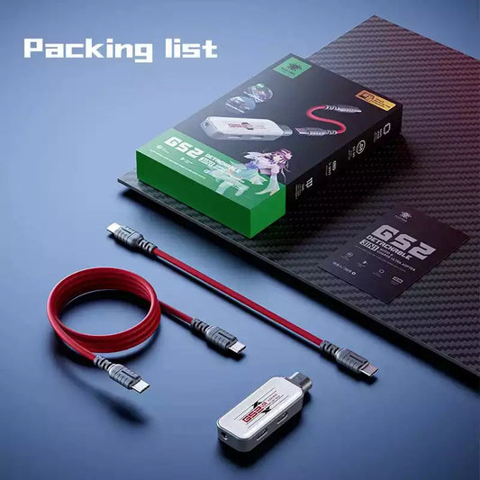 Plextone GS2 3-in-1 60W Fast Charging Gaming Docking Adapter for Mobile Phones Tablet and Audio Output Type-C