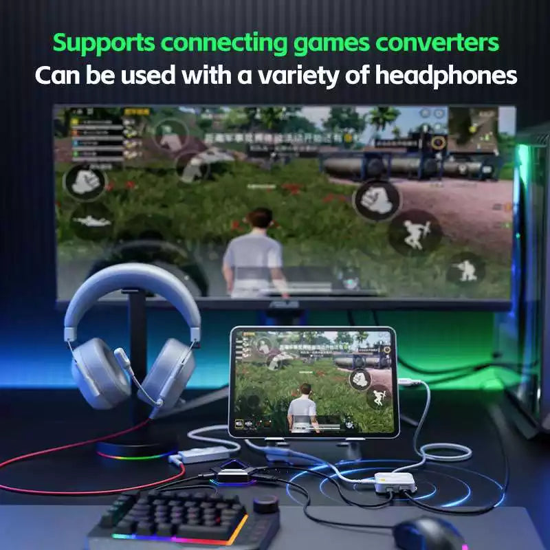 Buy Plextone GS5 5 in 1 Type C Adapter White from Vmart in Pakistan