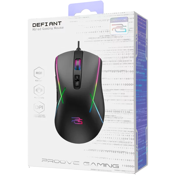 Buy Proove Defiant Wired Gaming Mouse Black from Vmart in Pakistan
