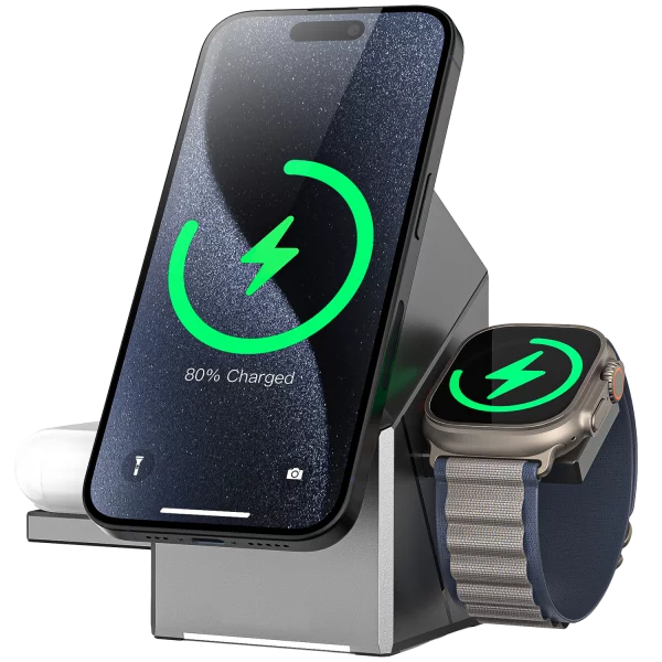 Buy Proove Iron Hide 3 in 1 Qi2 Wireless Charger from Vmart in Pakistan
