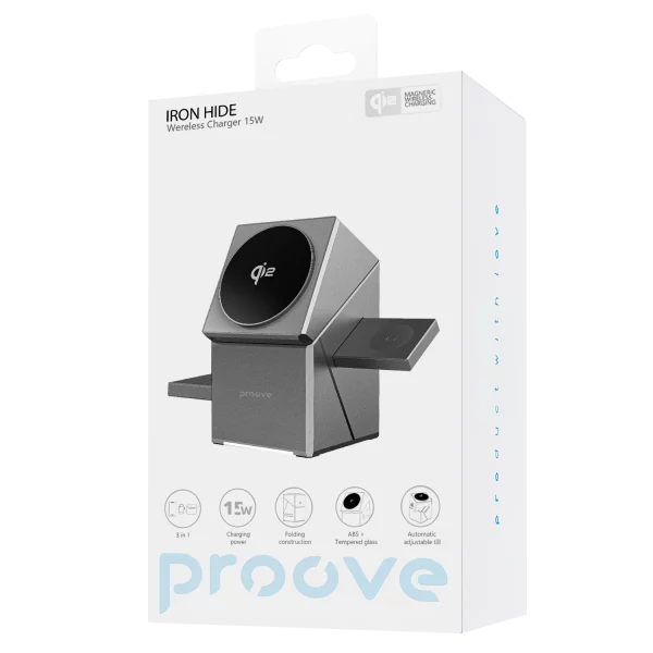 Buy Proove Iron Hide 3 in 1 Qi2 Wireless Charger from Vmart in Pakistan
