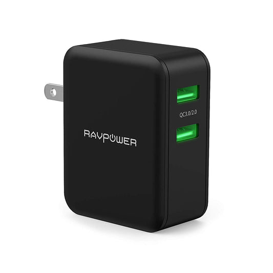 Buy RAVPower RP-PC006 30W Quick Charge Dual USB Plug from Vmart in Pakistan
