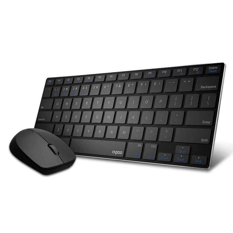 Buy Rapoo 9000M Multi-mode Wireless Ultra Slim Keyboard and Mouse Combo from Vmart in Pakistan