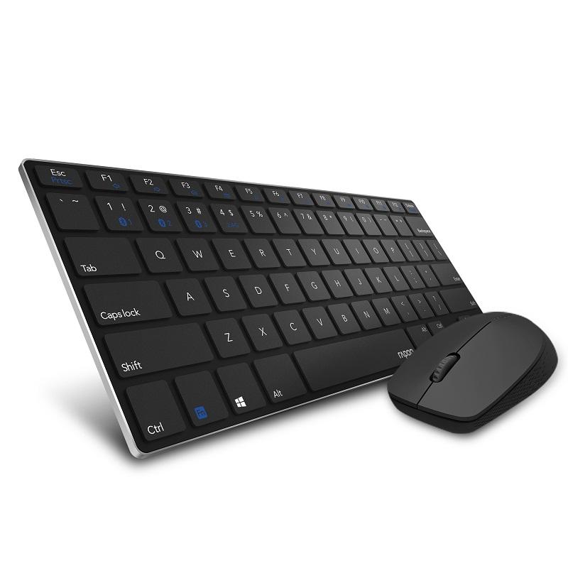 Buy Rapoo 9000M Multi-mode Wireless Ultra Slim Keyboard and Mouse Combo from Vmart in Pakistan