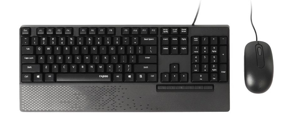 Buy Rapoo NX2000 Wired Optical Mouse & Keyboard Combo from Vmart in Pakistan