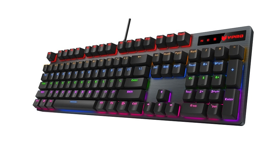 Buy Rapoo V500 Pro Gaming Mechanical Backlit Keyboard (Blue Switch Edition) from Vmart in Pakistan