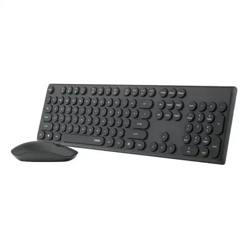 Buy Rapoo X260S Wireless Optical Mouse & Keyboard Combo - Black from Vmart in Pakistan
