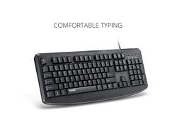 Buy Rapoo nk2500 Wired USB Desktop Keyboard - Black from Vmart in Pakistan