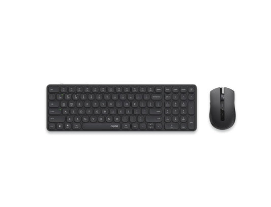 Buy Rapoo 9350S Premium Wireless Keyboard & Mouse Combo Dark Grey Vmart in Pakistan