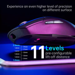 Buy Rapoo VT9 Pro 4k Wireless Gaming Mouse Black Purple Vmart in Pakistan