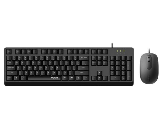 Buy Rapoo X130 Pro Wired Optical Mouse/Keyboard Combo Vmart in Pakistan